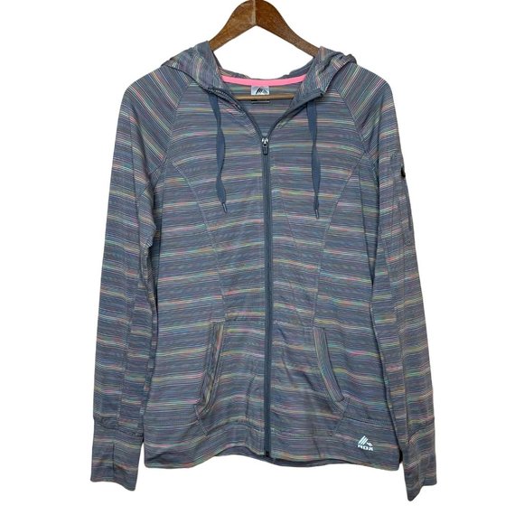 RBX Jackets & Coats Rbx Zip Up Jacket Hooded Running Pastel Pink